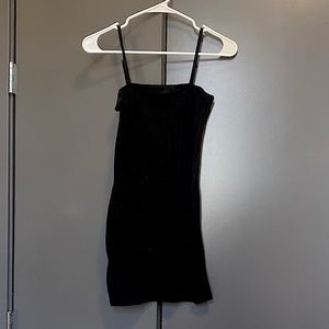 Black BodyCon Dress / Body Contour Dress